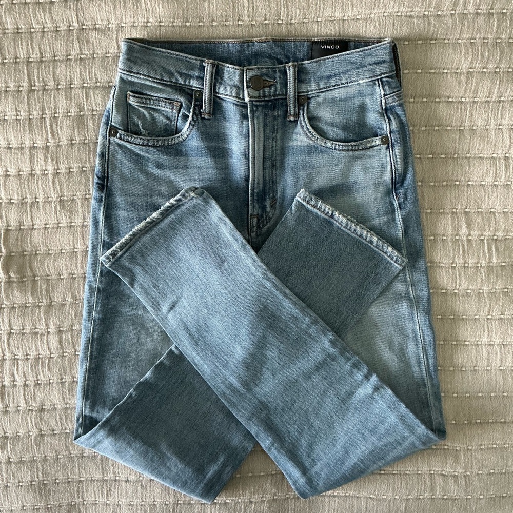 Vince High Rise Straight Jeans Size 26